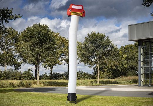 Coche inflable skytube 3d de 6 metros en blanco a la venta en JB Hinchables España. Ordene skydancers y skytubes ahora en línea