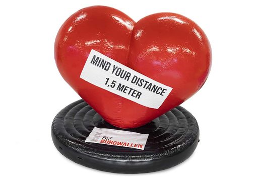 Obtenga su ampliación de producto BIZ Burgwallen Inflatable Heart en línea. Ordene objetos 3D hinchables en línea en JB Hinchables España