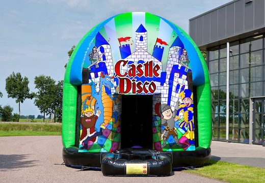 Castillo hinchable de 4,5 m de temática discoteca a la venta en tema Castillo para niños. Compre castillos hinchables en JB Hinchables España