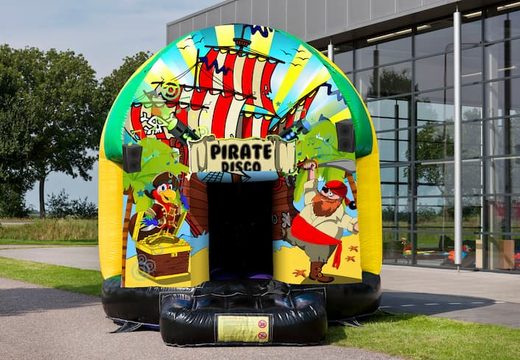 Se vende discoteca multitematica castillo hinchable  de 5,5m en tema Pirata para niños.Ordene las castillos hinchables en JB Hinchables España