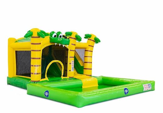 Ordene el castillo hinchable de cocodrilo Jumpy happy splash de JB Inflatables en JB Hinchables España. Compre castillos hinchables inflables en línea en JB Hinchables España