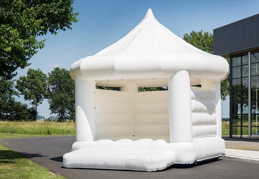 Comprar castillo hinchable estándar carrusel blanco boda almohada para niños. Compre hinchables de interior en línea en JB Hinchables España