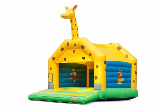 Compre un gran castillo hinchable interior con un tema de jirafa para niños. Ordena castillos hinchables en línea en JB Hinchables España