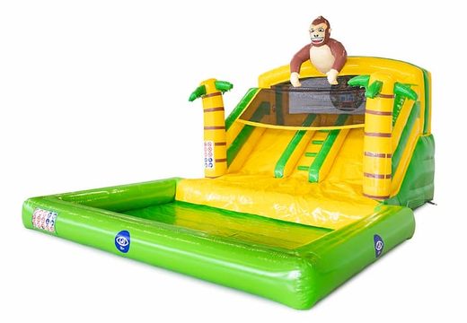Ordene el castillo hinchable splashy slide jungle para niños en JB Hinchables España. Compre castillos hinchables en línea en JB Hinchables España