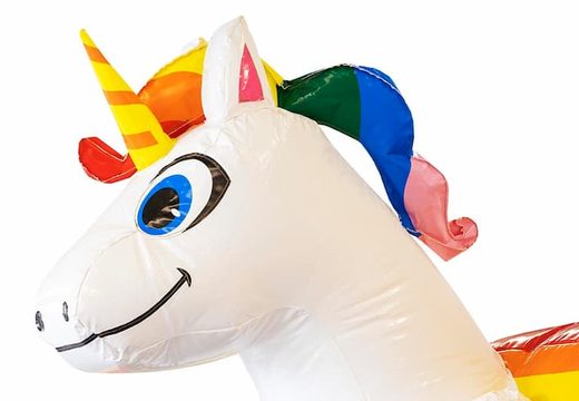 Ordene el castillo hinchable de unicornio con tobogán acuático inflable para niños en JB Hinchables España. Compre castillos hinchables en línea en JB Hinchables España