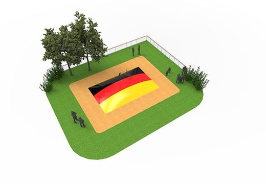 Airmountain hinchable con el tema de la bandera alemana para niños. Compra airmountains hinchables ahora online en JB Hinchables España