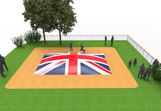 Ordene una montaña de aire inflable en el tema de la bandera del Reino Unido para niños. Compra airmountains hinchables ahora online en JB Hinchables España