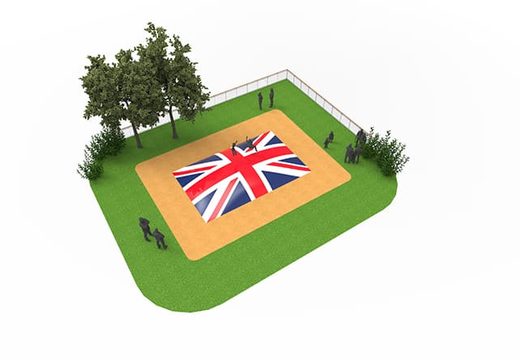 Comprar airmountain hinchable con temática de la bandera del Reino Unido para niños. Ordene ahora en línea airmountains hinchables en JB Hinchables España