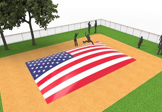Comprar hinchable airmountain en tema bandera USA para niños. Ordene ahora en línea airmountains hinchables en JB Hinchables España