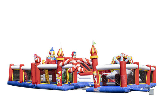 Gran castillo hinchable para niños con temática de circo. Ordene castillos hinchables en línea en JB Hinchables España