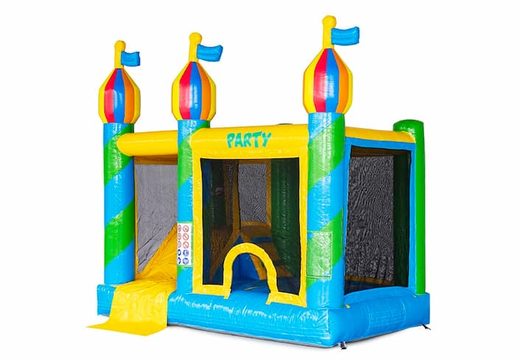 Opblaasbaar Multi Splash Bounce springkussen met waterbadje te koop in thema feest party voor kinderen bij JB Inflatables