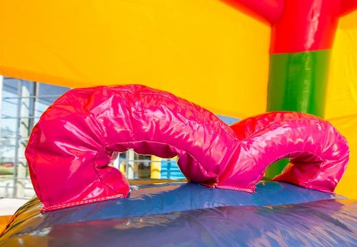 Inflatable overdekt multifun super springkussen met glijbaan kopen in thema feest party voor kinderen