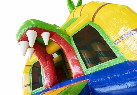 Cojín de aire inflable con temática de cocodrilo grande a la venta para niños