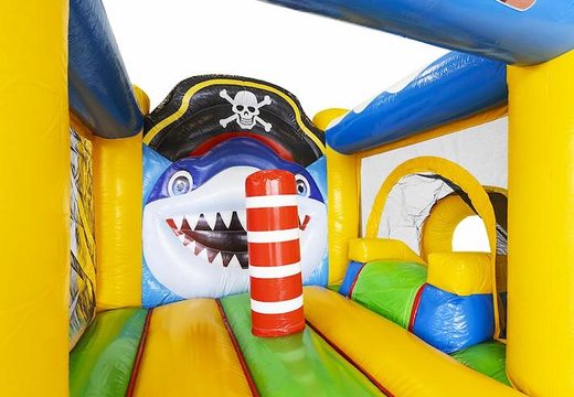 Gorila inflable compacto con temática pirata para niños a la venta
