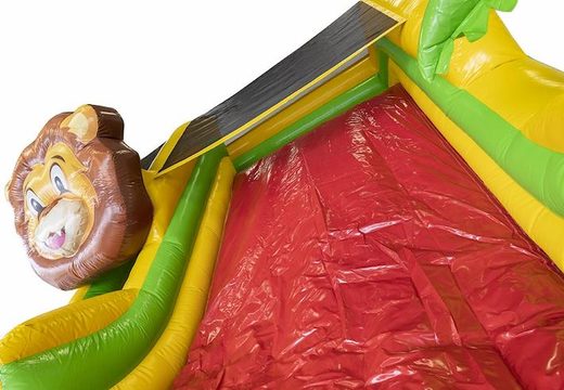 Comprar tobogán inflable con cojín de aire con tema de la selva para niños