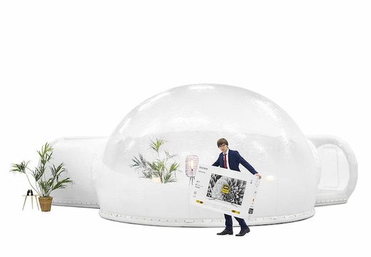 Compre cúpula de privacidad inflable de 5 metros que incluye entrada transparente y cabina cerrada en JB d