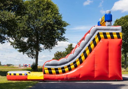 Inflatable glijbaan met water te gebruiken in High voltage thema te koop voor kinderen