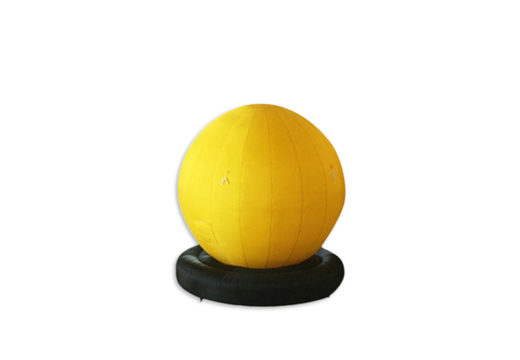 Globo inflable grande en amarillo para inflar globos