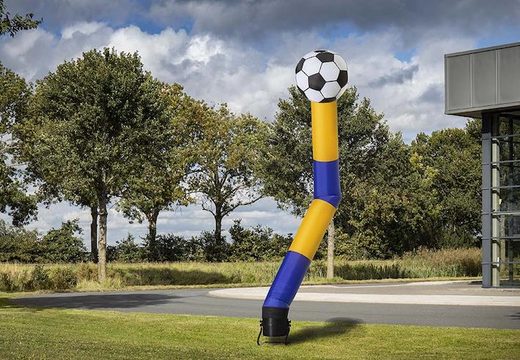 Compre el skytube con bola 3d de 6m de altura en azul amarillo online ahora en JB Hinchables España. Airdancers inflables en colores y tamaños estándar disponibles en línea