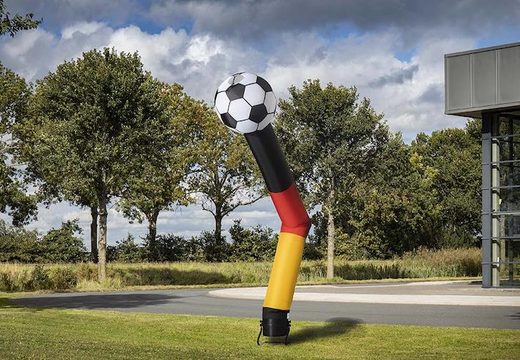 Compre el skytube con bola 3d de 6m de altura en negro rojo amarillo online en JB Hinchables España. Airdancers inflables en colores y tamaños estándar disponibles en línea
