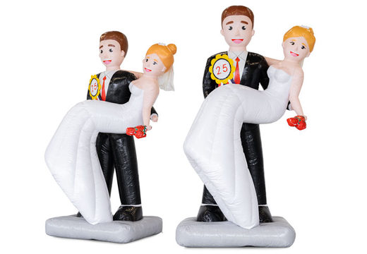 Pedido muñecos hinchables novios 25 años casados