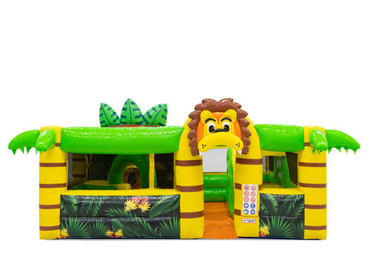 Ordene un castillo hinchable inflable en el tema Lion para niños. Comprar hinchables online en JB Hinchables España