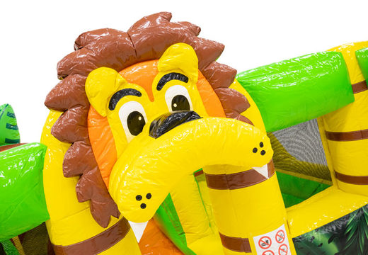 Comprar parque hinchable de colores en tema Lion para niños. Ordene inflables en línea en JB Hinchables España
