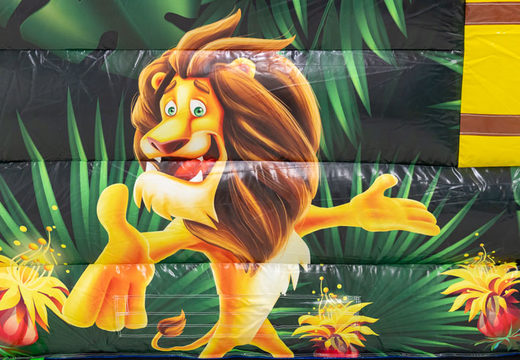 Solicite un castillo inflable hinchable con el tema Lion con estampados que coincidan con el tema para niños. Comprar castillos hinchables online en JB Hinchables España