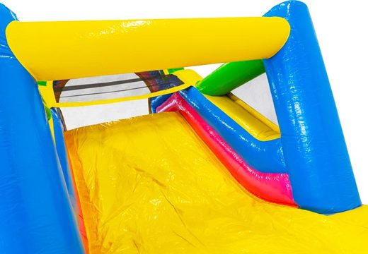 Comprar 13 metros larga pista americanas inflable en Colores Felices para niños. Ordene pistas americanas inflables ahora en línea en JB Hinchables España