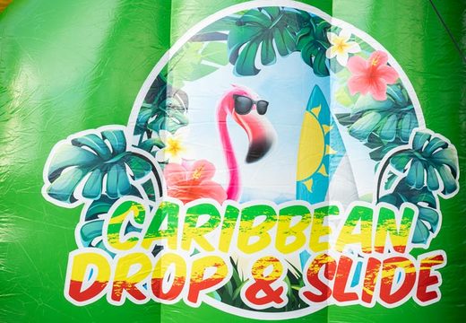Ordene Drop and Slide en el tema caribe para niños. Compre toboganes inflables ahora en línea en JB Hinchables España