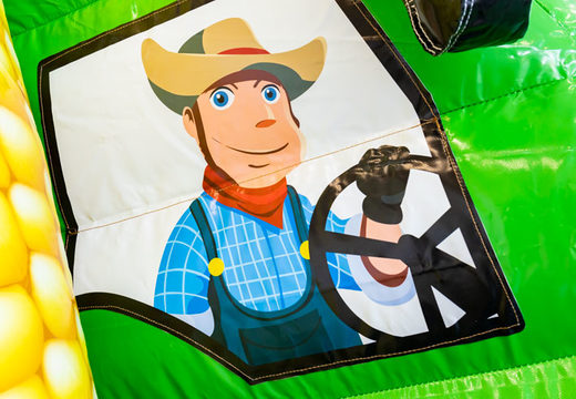 Ordene el castillo hinchable Slide Combo en tema Tractor en JB Inflatables. Comprar hamacas hinchables en JB Hinchables España