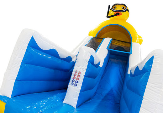 Obtenga su tobogán 4 en 1 de Rubber Duck para niños en línea ahora. Ordene toboganes inflables en JB Hinchables España