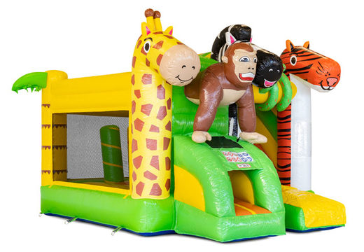Mini castillo hinchable Multiplay con temática Jungle a la venta en JB Inflatables. Ordene los saltadores inflables en JB Hinchables España