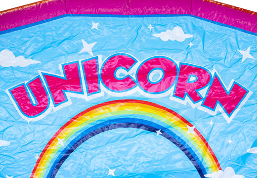 Ordene el castillo hinchable inflable Slide Park Combo en tema Unicornio para niños. Castillos hinchables con tobogán a la venta en JB Hinchables España