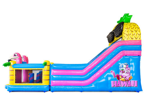 Ordena obstáculos en el castillo hinchable para jugar y saltar en JB Inflatables