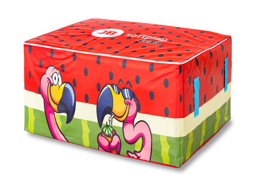 Caja para almacenar el conjunto de softplay en el tema Flamingo Hawaii en venta en JB